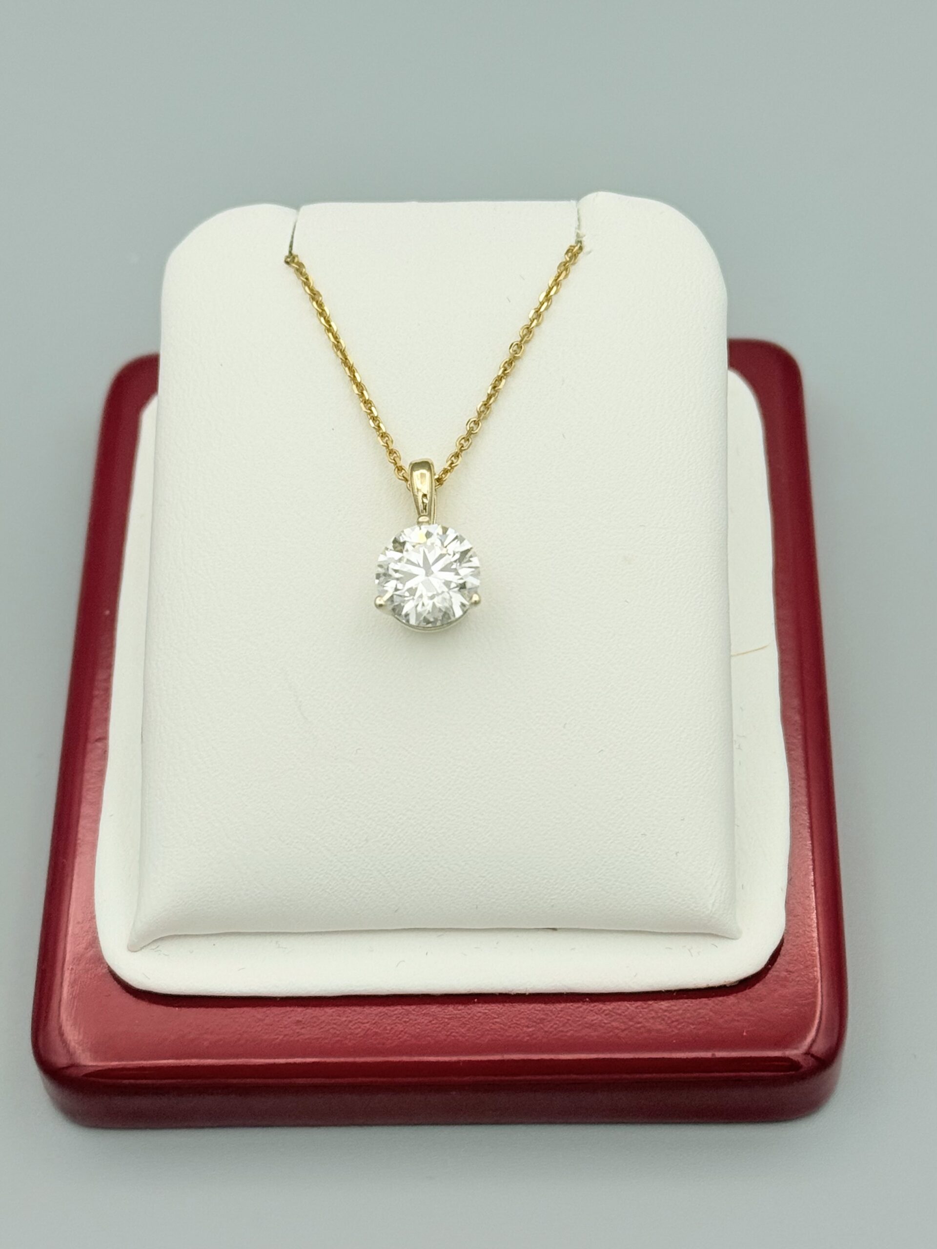 2.03 Ct VVS2 D lab Grown Diamond