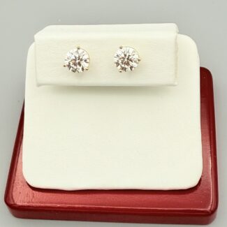 Lab Grown Diamonds 4.16 Total VVS2 D Stud Earring